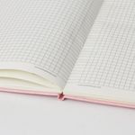 Блокнот в клетку с резинкой А5 (148x218 мм), 80 л., под кожу розовый BRAUBERG "Metropolis Special", 111579