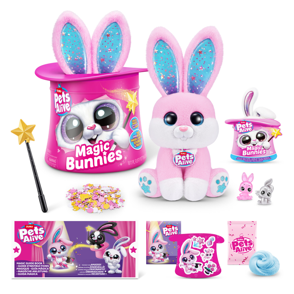 Игрушка Pets Alive Magic Bunny Розовый кролик 9548