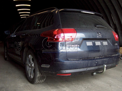 Фаркоп оцинкованный Galia C058A для Citroen C5 III универсал 2008-(паспорт и сертификат в комплекте)(без электрики)