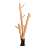 Вешалка напольная amundsen, 172 см, черная/натуральное дерево