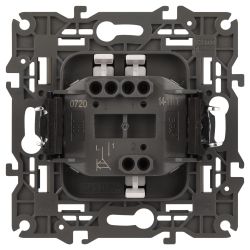 14-1111-01 ЭРА Кнопка, 10АХ-250В, Elegance, белый