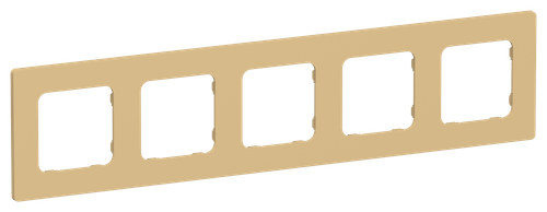 FLITE Рамка 5-местная РУ-5-К-ФлШм шамуа IEK