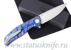 Нож Широгоров F95T Gen.4 MagnaCut Blade Show Blue Accentфотография - 2