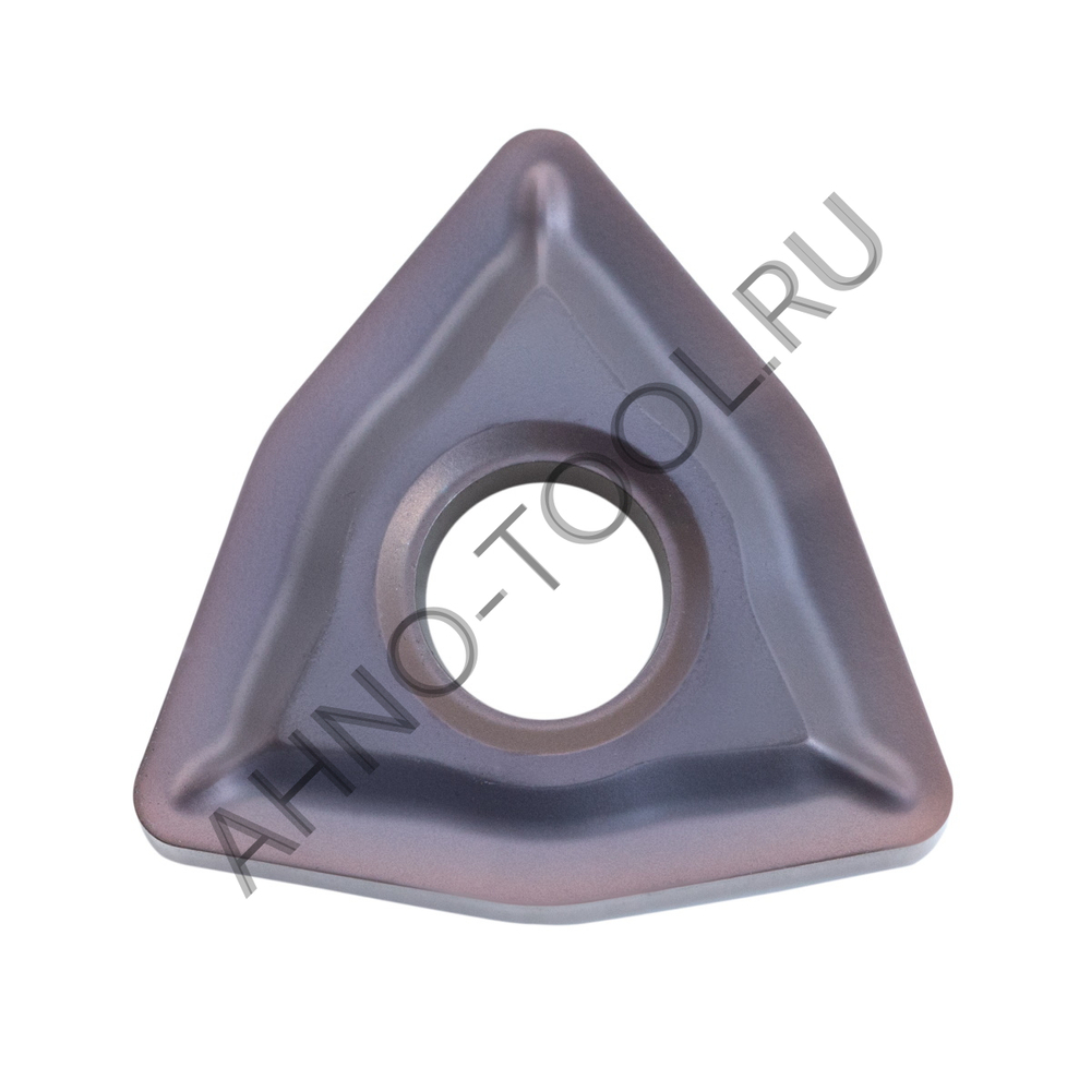 Пластина твердосплавная ISO WNMG060408-MFA APM20B AHNO по жаропроч. и нерж.стали, получистовая