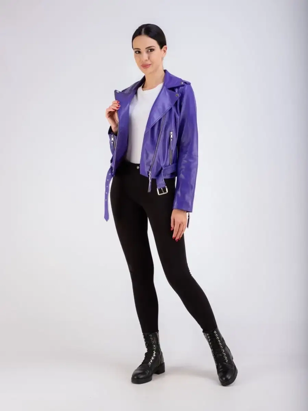 Косуха кожаная из натуральной кожи Турция