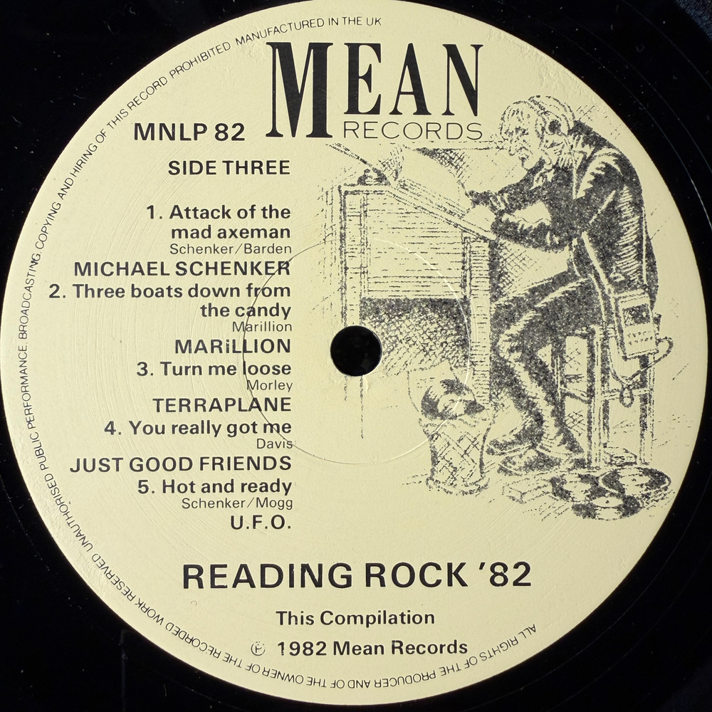 Сборник Reading Rock '82 2LP (Англия 1982г.)