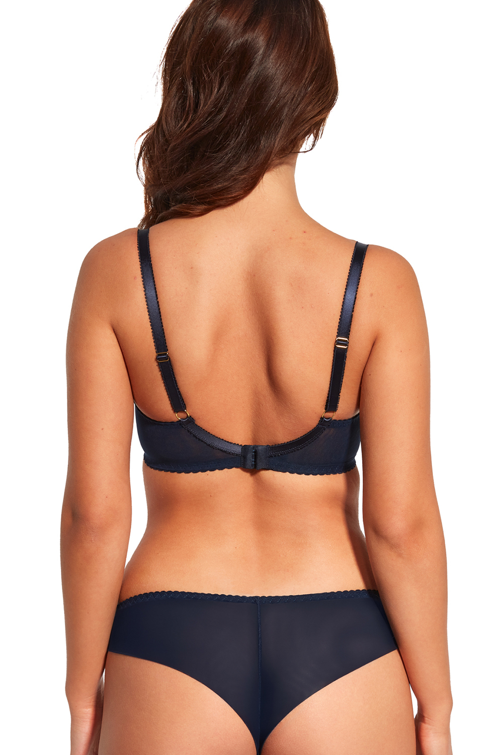 Трусы-бразилиана Subtle Temptation Brazilian Navy blue Bella Misteria