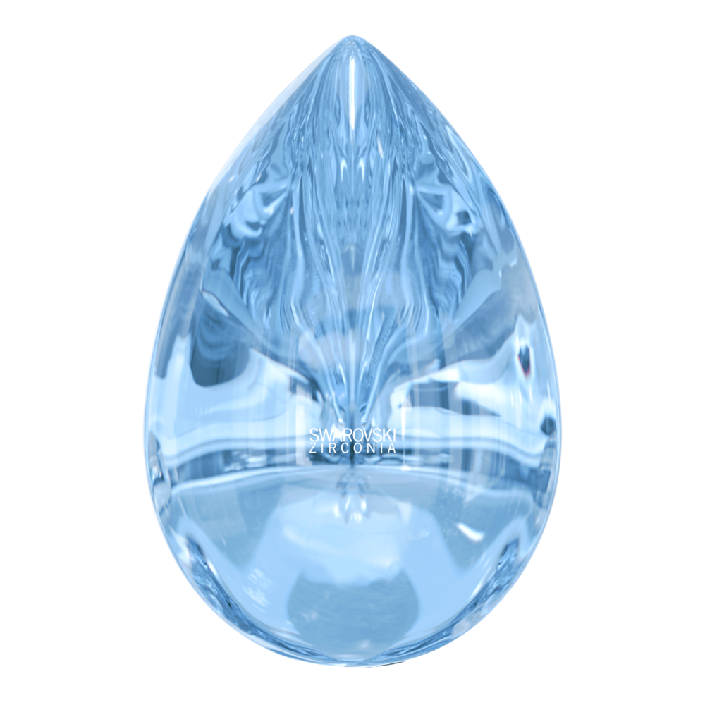 Фианит Груша «Ликвид» от 3х2 до 8х6 мм
