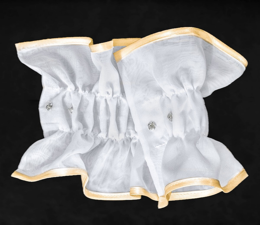 Занавеска "Ф. АДА", цвет белый, на шторной ленте, Польша.