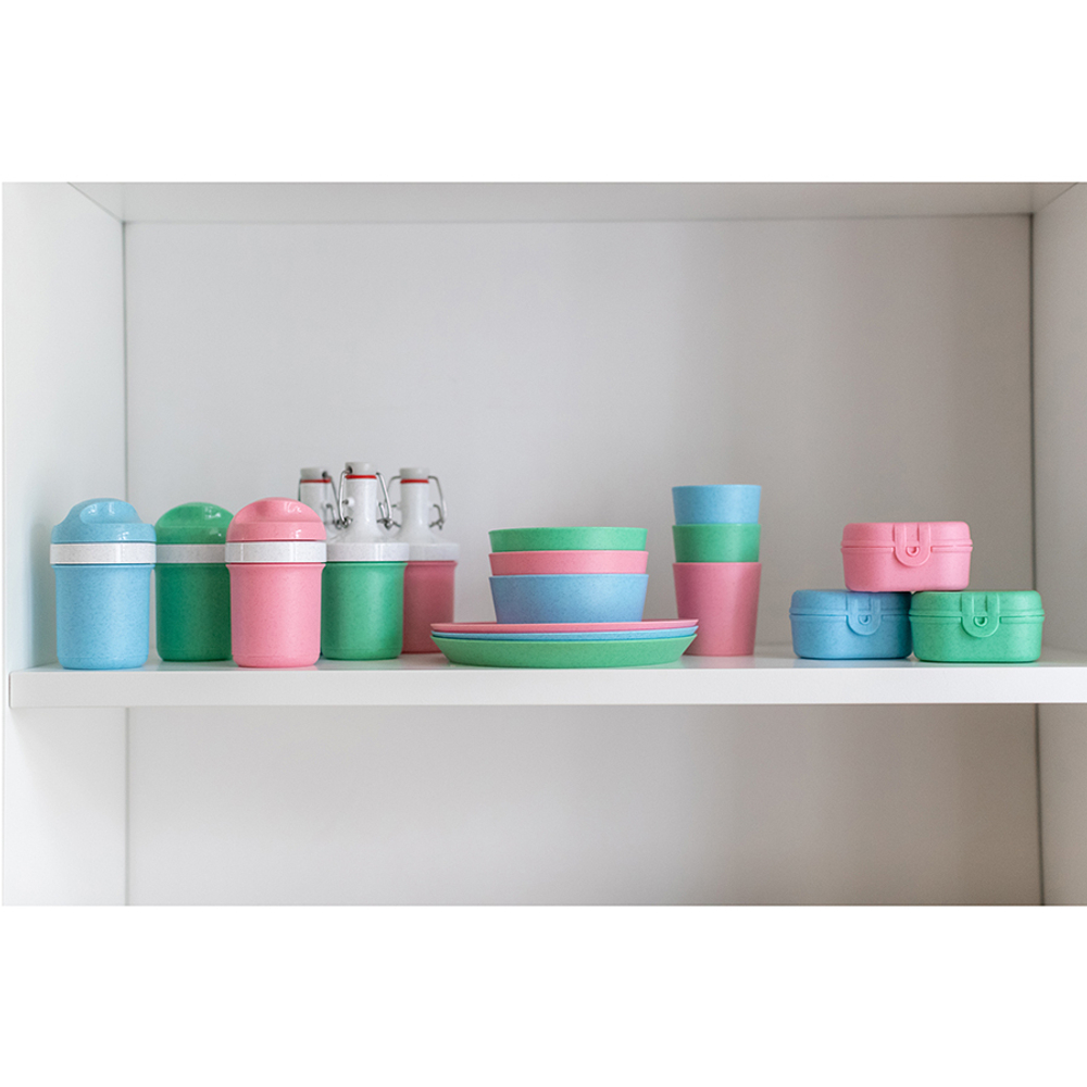 Тарелка connect, organic, D20,5 см, голубая