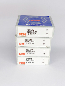 Подшипник NSK 6205ZZCM 30х62х16 мм к-т 4 шт.