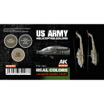 Набор красок AK Interactive Real Colors - US Army Helicopter Colors