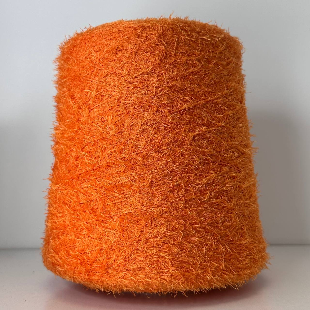 DREAMER - Luxury Production by Ri.Go; 50% меринос, 50% шёлк; 700м/100гр; Травка; col. 80393, цвет: мандаринй