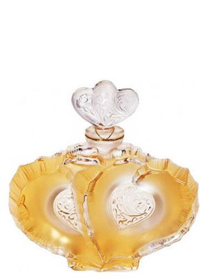 Lalique de Deux Coeurs Crystal Flacon