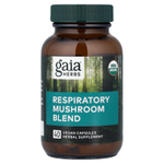 Gaia Herbs, Смесь респираторных грибов, 40 веганских капсул