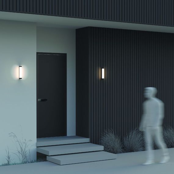 Уличный настенный светодиодный светильник Maytoni Outdoor Rounge O482WL-L12B3K