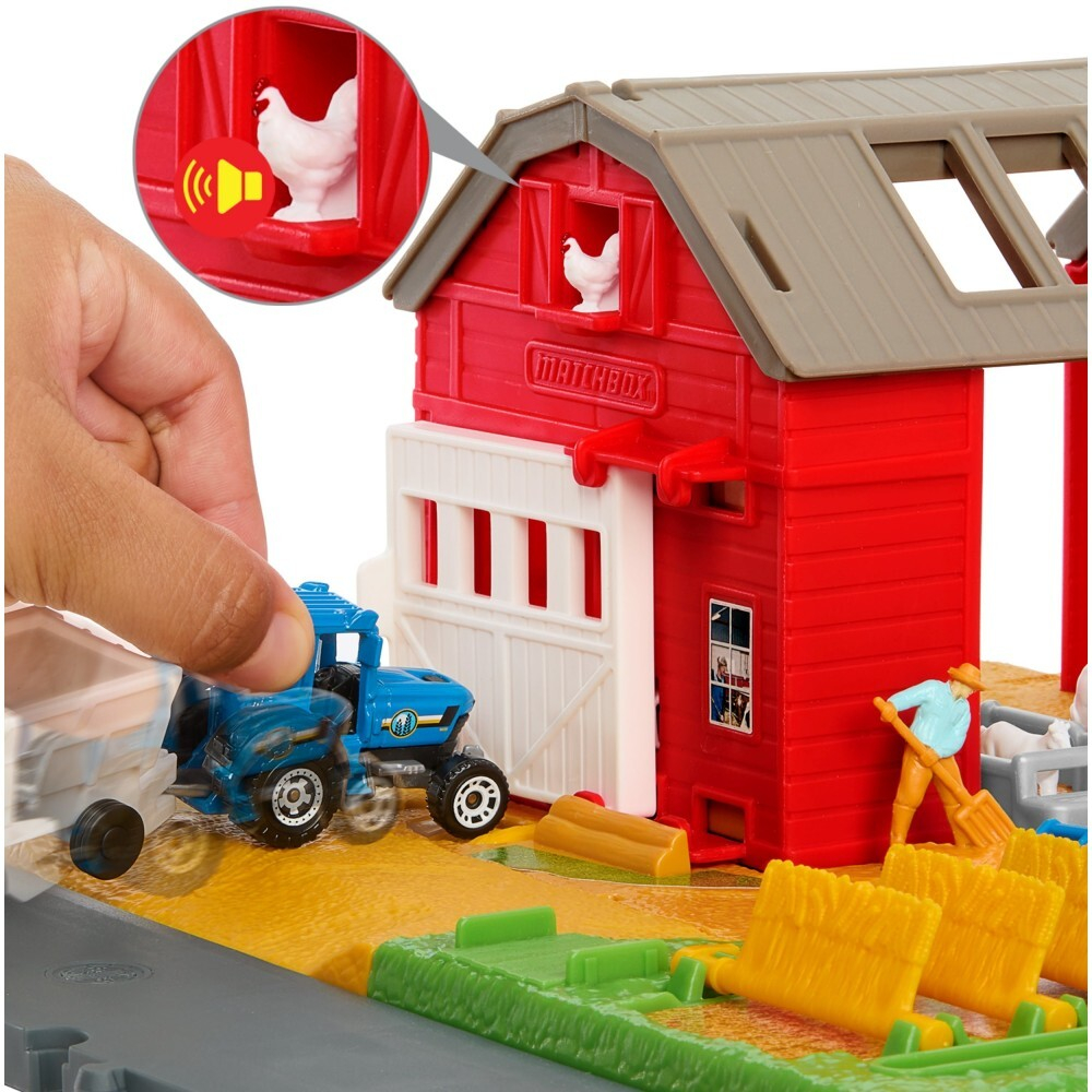 Matchbox Action Drivers - Приключения на ферме + трактор Набор со звуком HRY42 / артикул   HRY42  / GTIN 194735188840