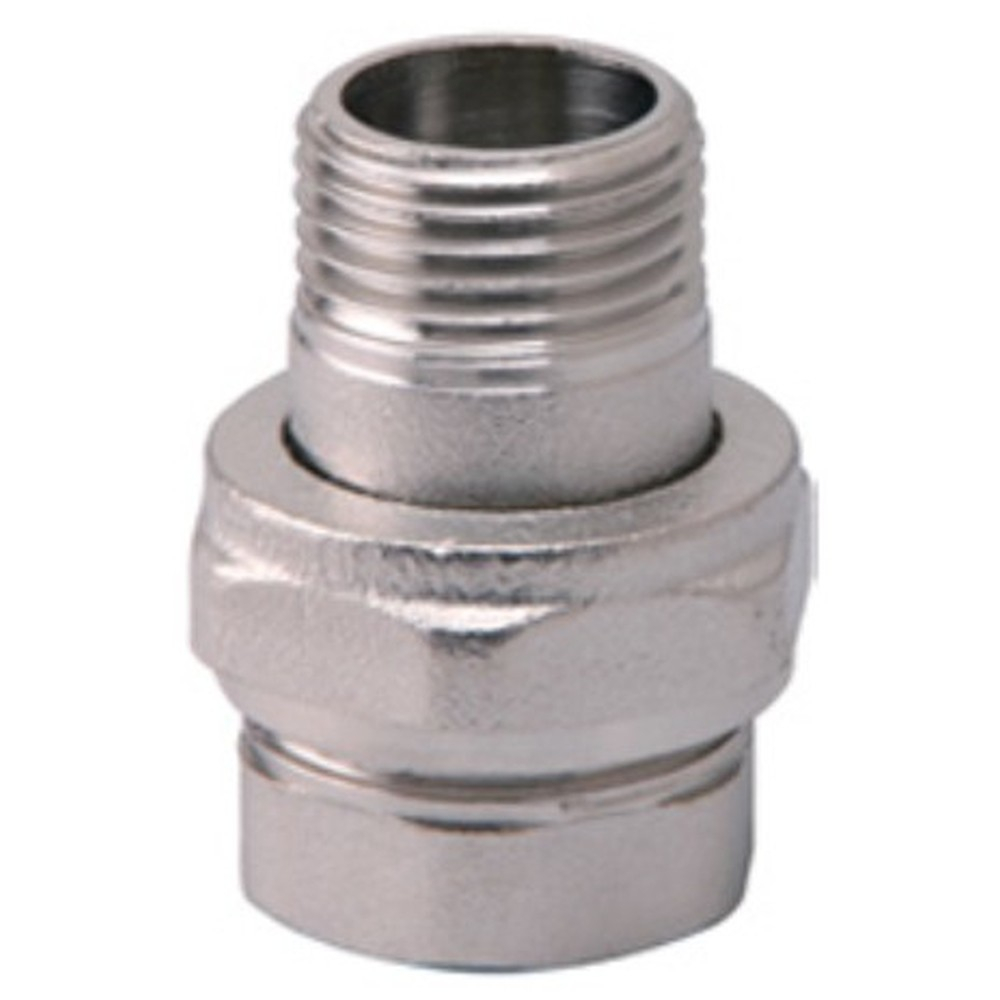 Соединитель VIEIR прямой, разъемный (американка), конусный ВН 2" никел. HJKN88