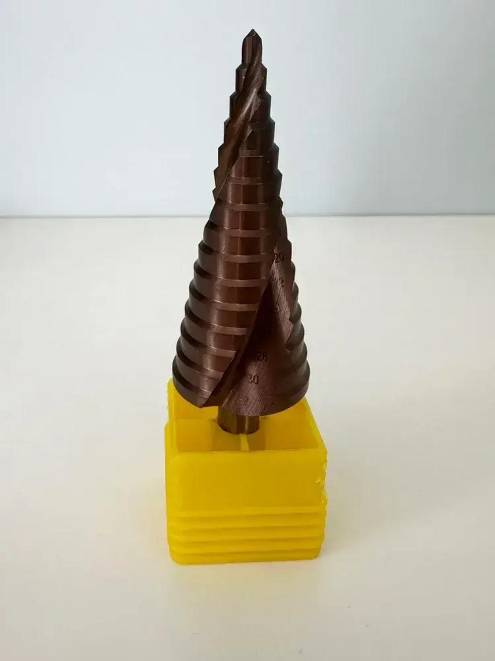 Сверло ступенчатое по металлу кобальтовое 4-32мм конусное