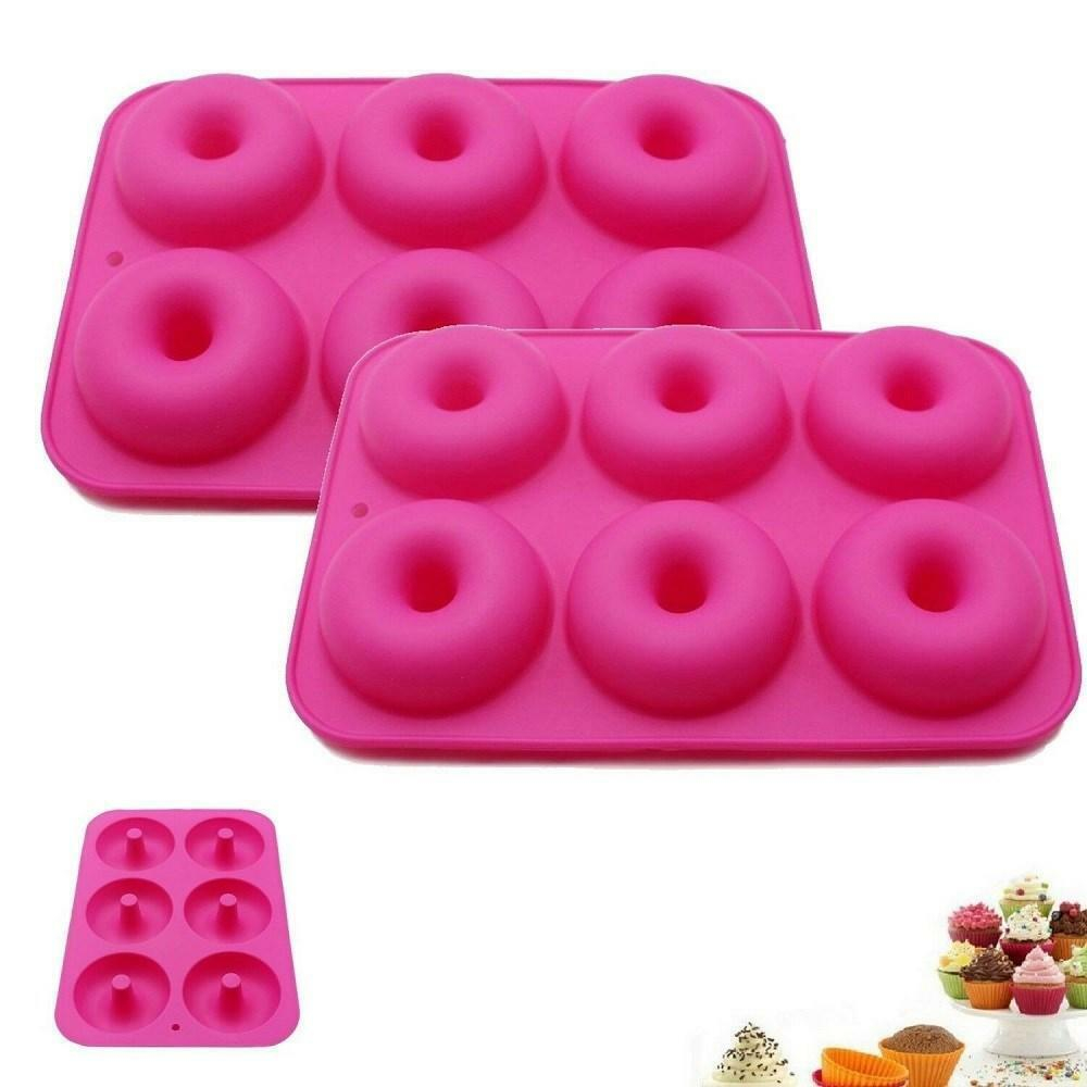 Форма силиконовая Пончик 6 шт