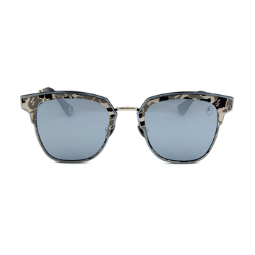 A Bathing Ape Bathing Ape Stainless Steel Oval Sunglasses