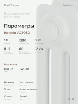 Дизайн-радиатор Royal Thermo Insignia