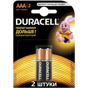 БАТАРЕЙКИ БЕЙСИК AAAx2 DURACELL