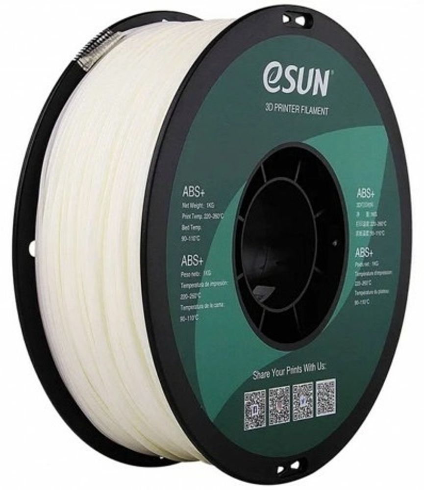 Пластик для 3D-печати ESUN ABS+175N1 молочный