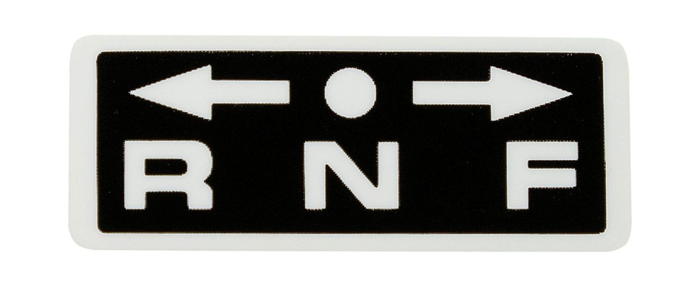 Наклейка, маркировка (R-N-F) Suzuki DF4-140A/DT9.9-40