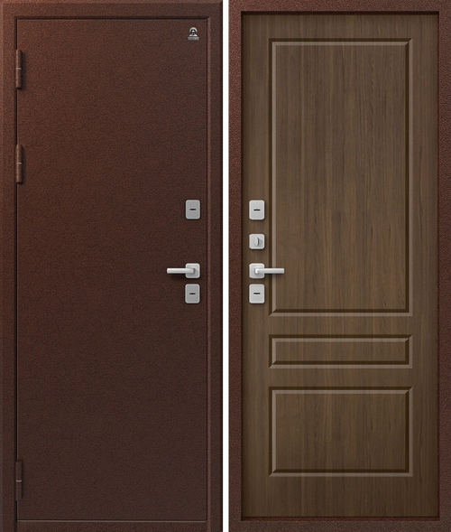 Входная дверь Центурион ТЕРМО Т-6 Медь антик - Миндаль (2025)