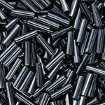 Японский бисер TOHO Bugle (стеклярус) 6mm (№81), металлизированный, непрозрачный глянцевый