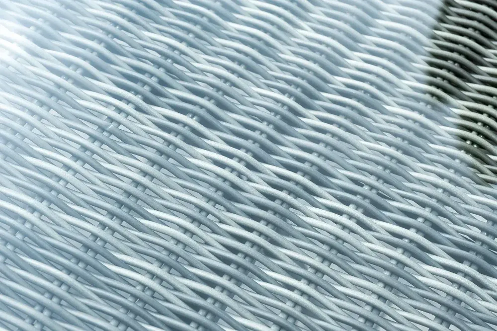 "Цесена" обеденная группа плетеная из искусственного ротанга, цвет графит