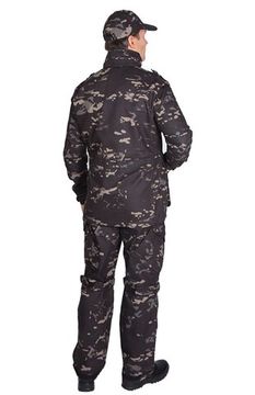 Костюм охранника брюки (черный)