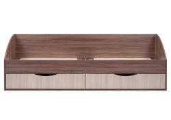 Подростковая кровать Классика шимо темный / шимо светлый