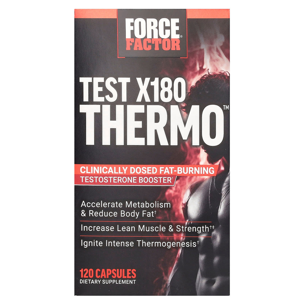 Force Factor, Test X180 Thermo ™, 120 капсул