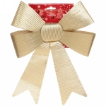 Бант на ёлку «Сказка» 38*27 см, Золото