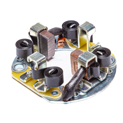 Траверса (щёткодержатель) стартера (9-152-780 AE, 9-142-782 AE, 9-142-944 AE, 9-152-722 AE, 9-152-783 AE, 5263797 AE), МТЗ, 12 В, в сборе со щетками (ан. 123703102)