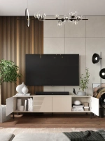 Тумба под телевизор напольная 180х55х40 кашемир, Слип 1