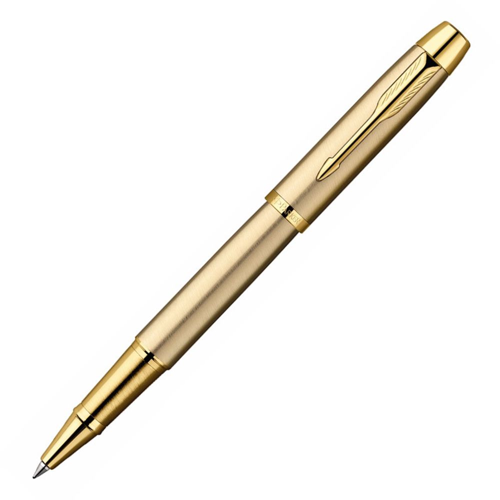 Роллер Parker IM Metal T223 Brushed Metal Gold GT Fblack (R0811700)