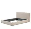 Кровать Blok бежевая со съемными чехлами под матрас 180х200 см