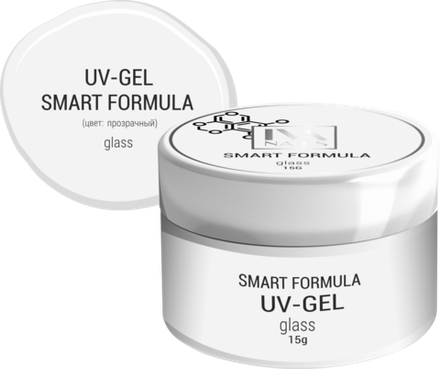 Гель SMART FORMULA - glass, IVA NAILS , 15гр