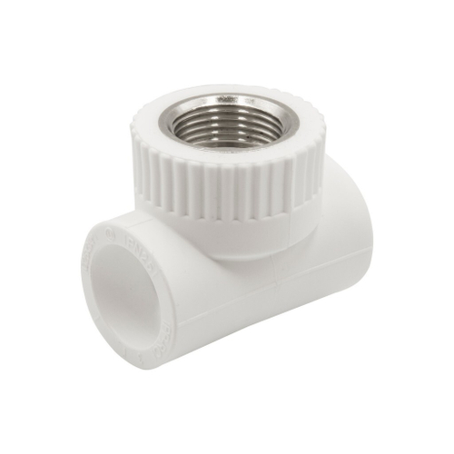 Тройник комб. вн 25х3/4''х25 EVER® plast БЕЛЫЙ (Россия)