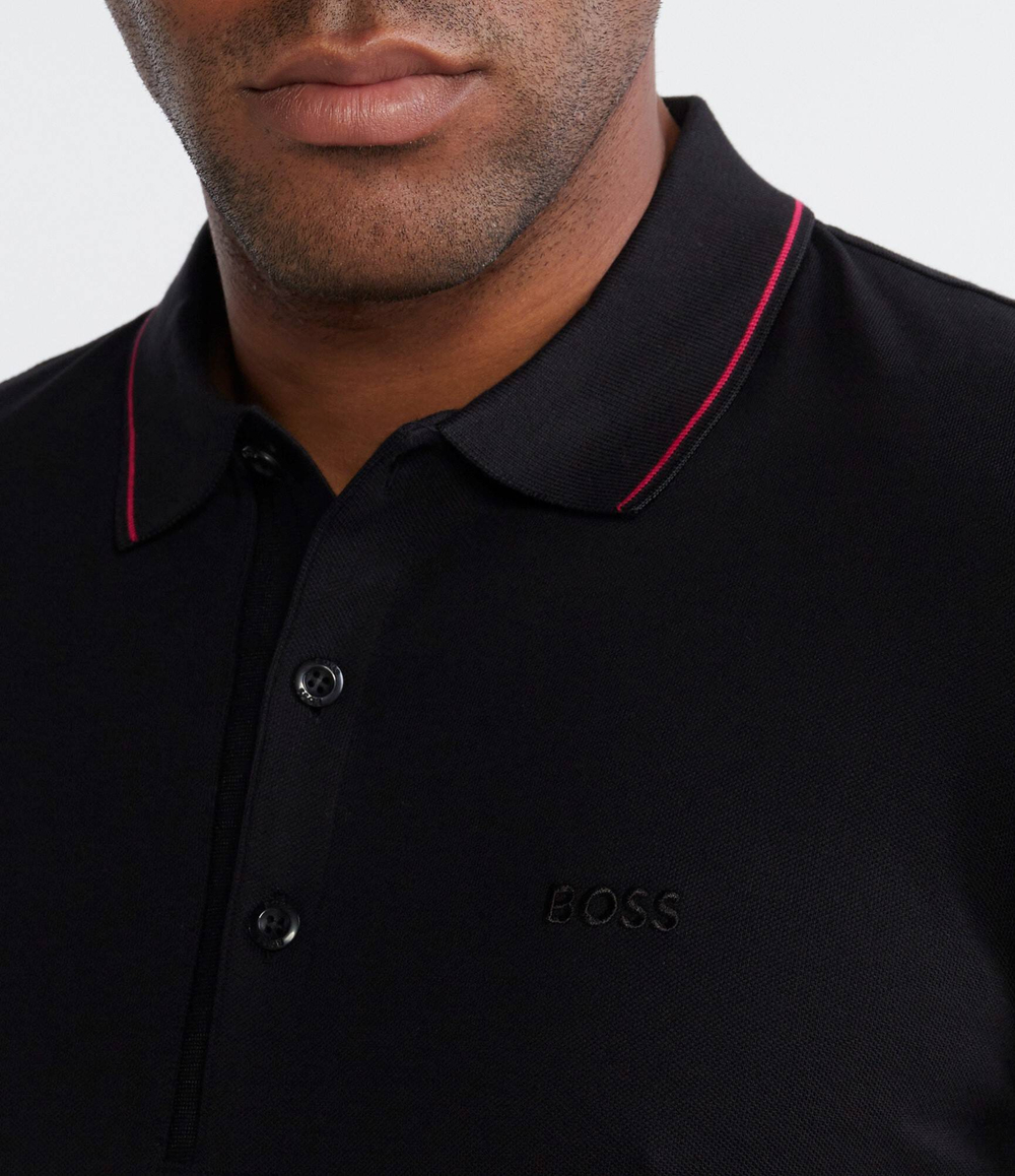 Поло paule 4 BOSS GREEN - черный(50506195)