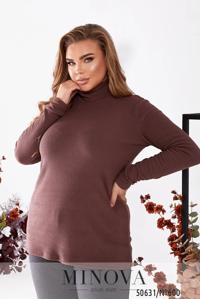 Водолазка 600-коричневый Minova