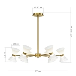 Люстра на штанге ST Luce SPIRIT SL2004.303.12