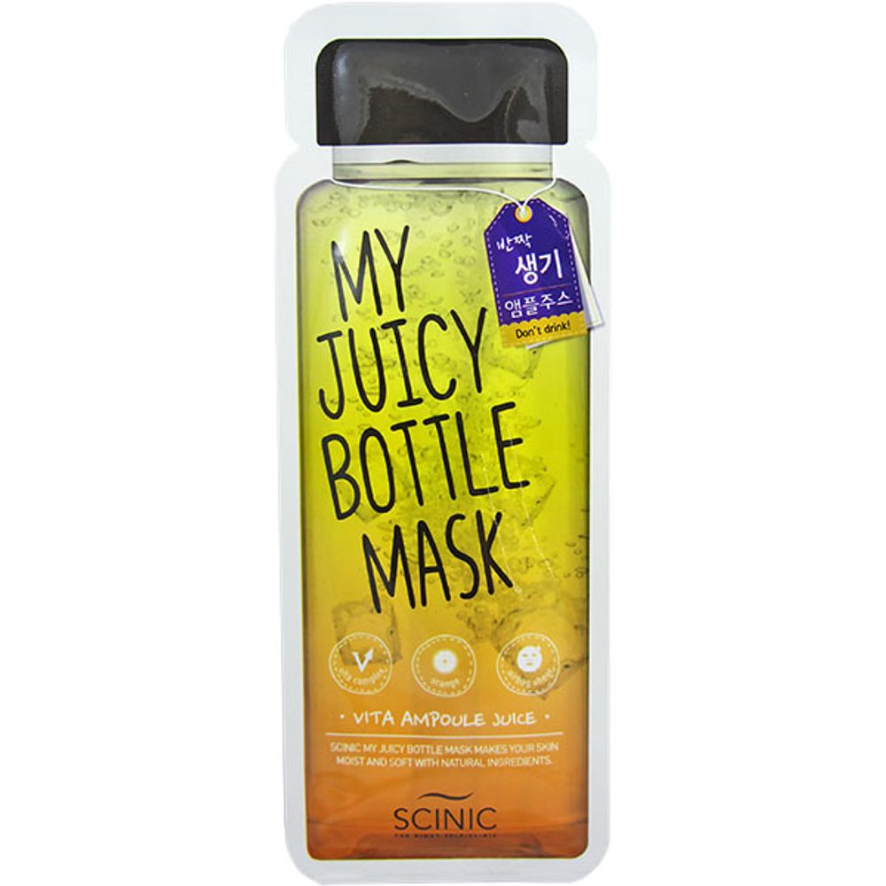 Тканевая маска витаминная SCINIC My Juicy Bottle Mask Vita Ampoule Juice