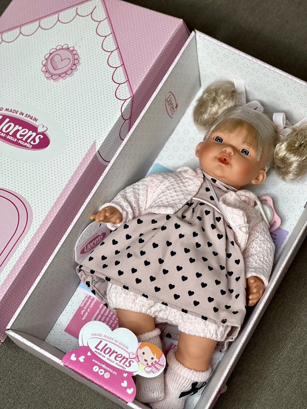 Кукла Llorens мягконабивная 33см Roberta (33144)