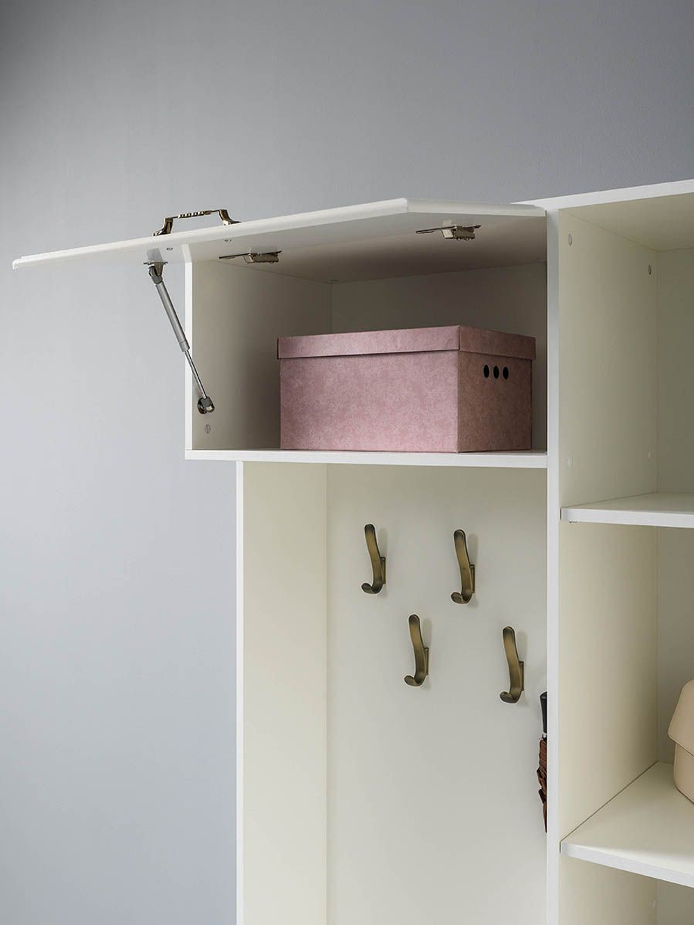 Ливерпуль Прихожая 13.21 Белый/Ясень ваниль