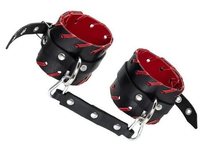 Черные оковы с красной окантовкой (Цвет: черный с красным)