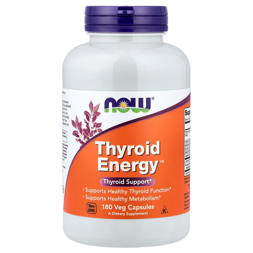 NOW Foods, Thyroid Energy™, 180 растительных капсул